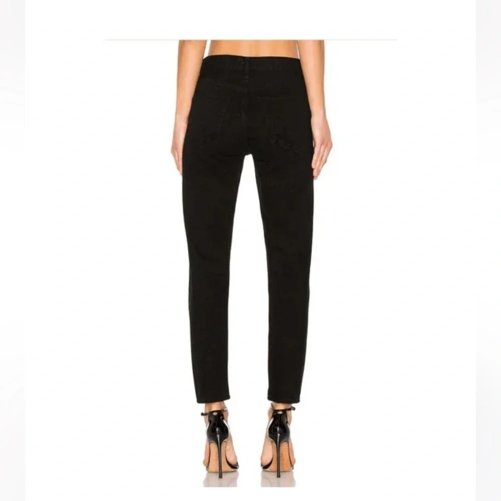 AGOLDE Jamie High Rise Classic Jeans Coal Black‎ size 24